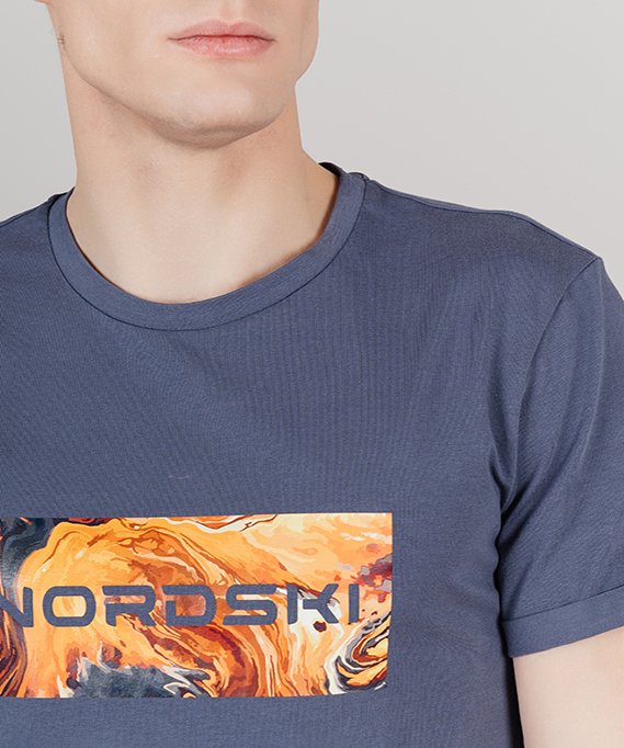 Футболка Nordski Simple Logo Grey NSM819201