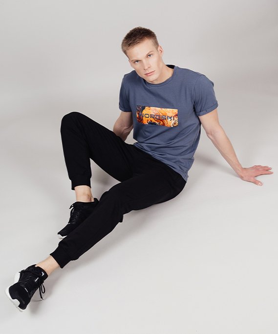 Футболка Nordski Simple Logo Grey NSM819201