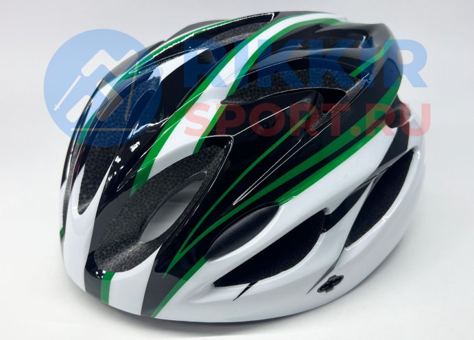 Шлем Hide Sport Black/White/Green (L)