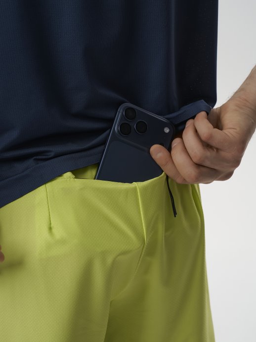 Шорты 2 в 1 Nordski Road Lime/Black NSM1100180 в Пензе