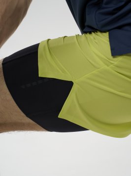 Шорты 2 в 1 Nordski Road Lime/Black NSM1100180