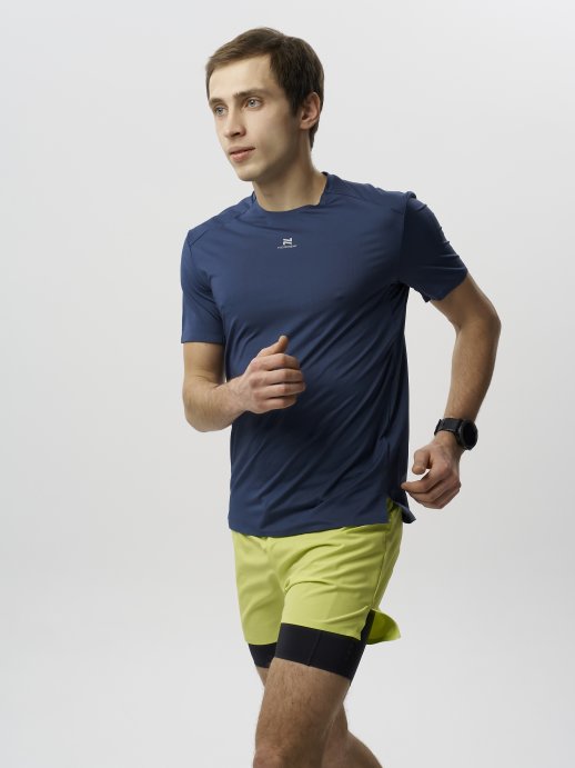 Шорты 2 в 1 Nordski Road Lime/Black NSM1100180 в Пензе