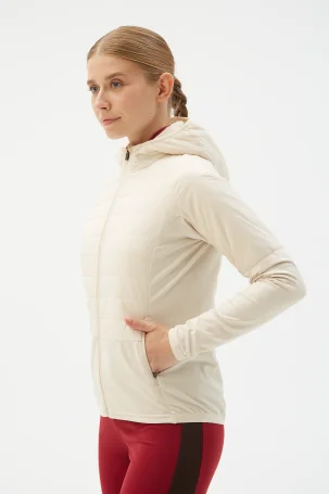 Куртка разминочная Bivium "Комфорт 2.0" жен. молочный