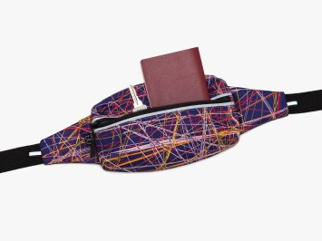 Сумка Enklepp Marathon Waist Bag (scribble purple)