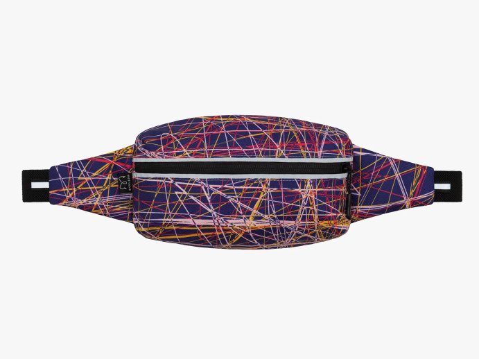 Сумка Enklepp Marathon Waist Bag (scribble purple) в Санкт-Петербурге