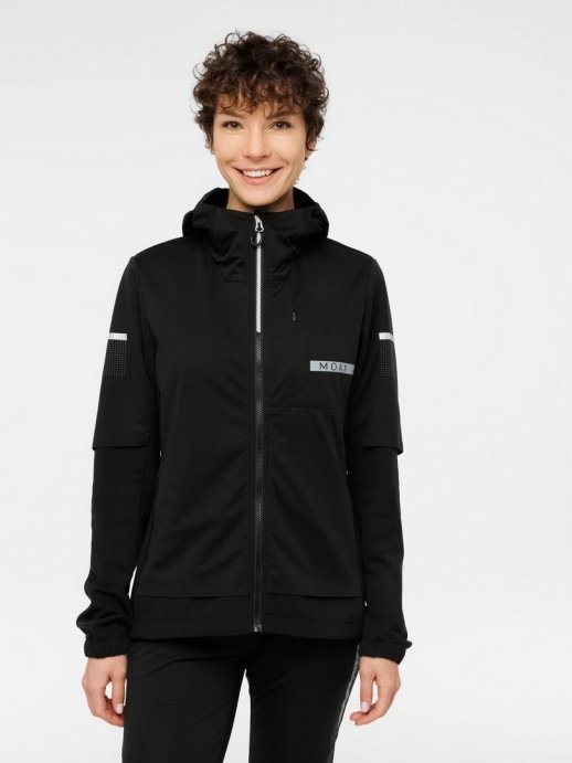 Куртка с капюшоном MOAX Dickson Wind жен. MX314220/10000 черный