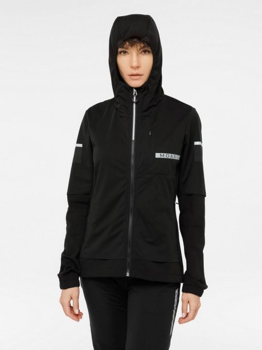 Куртка с капюшоном MOAX Dickson Wind жен. MX314220/10000 черный