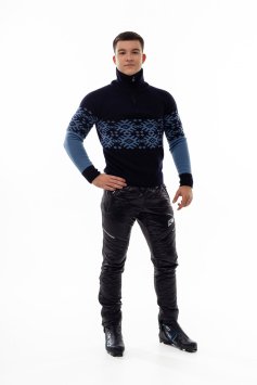 Свитер KV+ CORTINA sweater man black\blue 22U160.12
