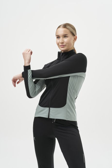 Тренировочная куртка Nordski Race Black/Ice Mint W NSW766906