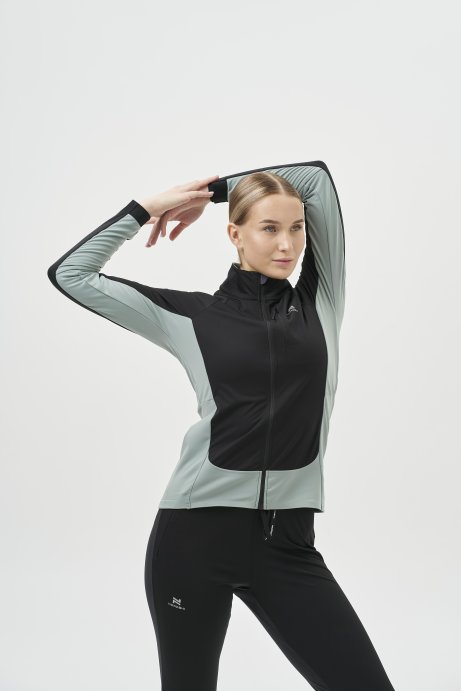 Тренировочная куртка Nordski Race Black/Ice Mint W NSW766906