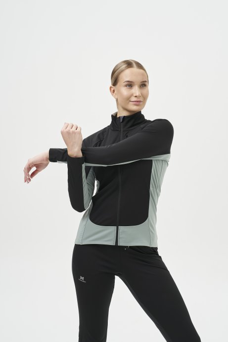 Тренировочная куртка Nordski Race Black/Ice Mint W NSW766906