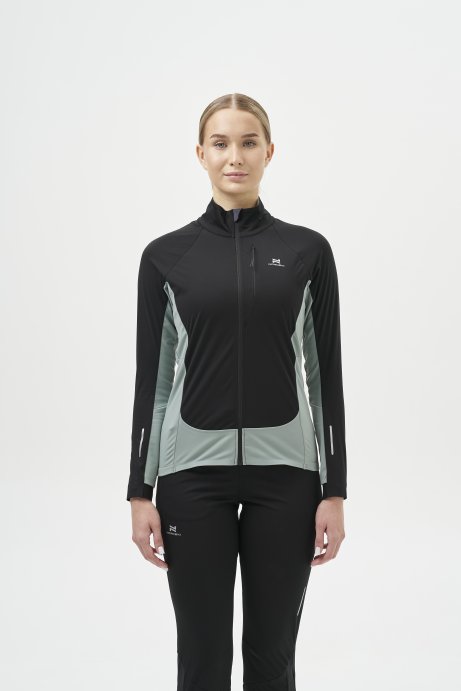 Тренировочная куртка Nordski Race Black/Ice Mint W NSW766906