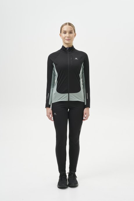 Тренировочная куртка Nordski Race Black/Ice Mint W NSW766906
