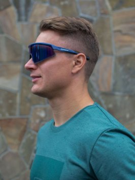 Очки NONAME LIVIGNO NAVY BLUE