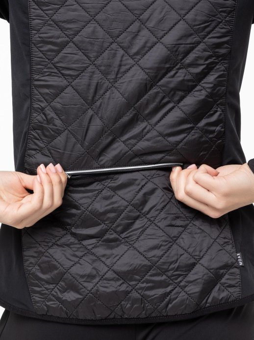 Костюм тренировочный MOAX Royal жен. MX2312/10000_MX2316/10000 чёрный