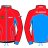 Куртка KV+ CROSS jacket red\blue RUS 21V110.RUS