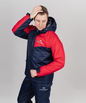 Куртка Nordski Premium-Sport Red/Dark Navy NSM746710