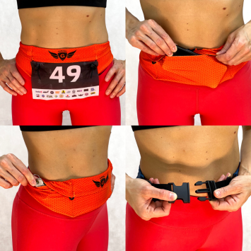 Сумка поясная GAMASH (Красное пламя)