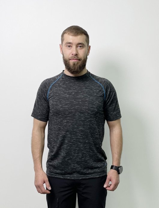 Футболка GTS муж. 17 темно-серый