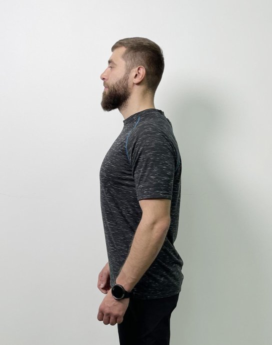 Футболка GTS муж. 17 темно-серый