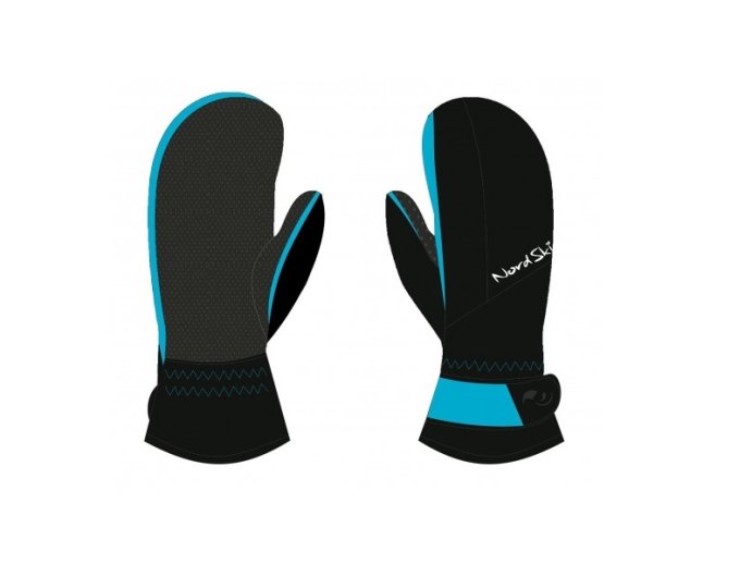 ВАРЕЖКИ NORDSKI ARCTIC BLACK/AQUA MEMBRANE W NSW230780 в Твери