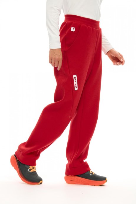 Брюки хлопковые Bivium Hug жен. красный