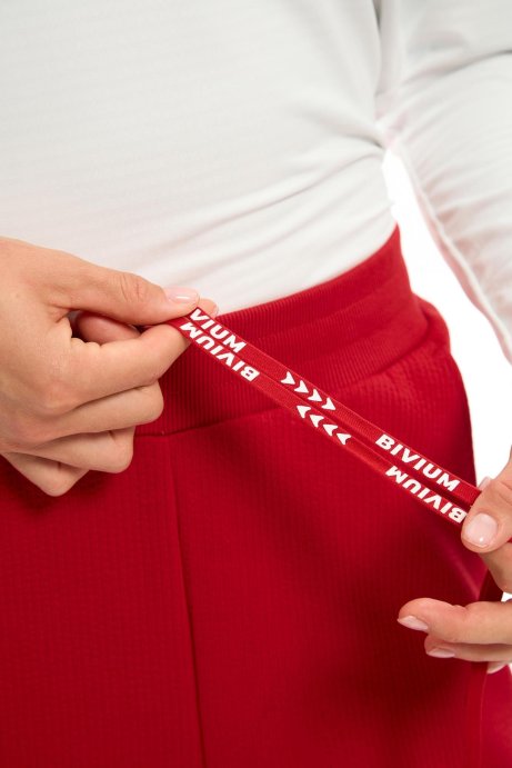 Брюки хлопковые Bivium Hug жен. красный