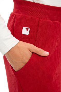 Брюки хлопковые Bivium Hug жен. красный