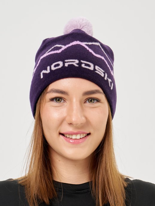 Шапка Nordski Track Plum NSV724726