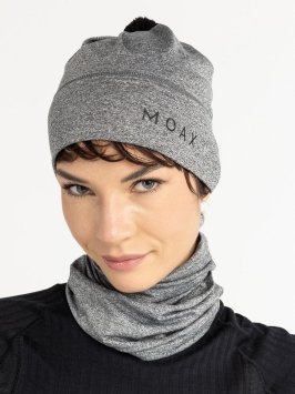 Шапка MOAX Tauri Stretch 23803M/10104 серый меланж OS