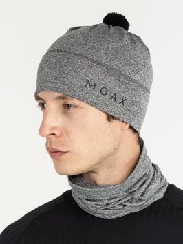 Шапка MOAX Tauri Stretch 23803M/10104 серый меланж OS