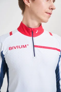 Гоночный костюм BIVIUM Энергия 1.0 муж. белый/синий