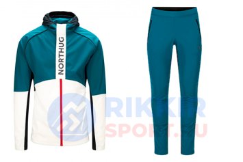 Костюм тренировочный NORTHUG RUKA Softshell Men, Синий Коралл