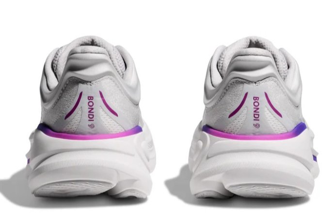Кроссовки Hoka W Bondi 9 Cosmic Grey White Mesh