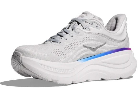 Кроссовки Hoka W Bondi 9 Cosmic Grey White Mesh
