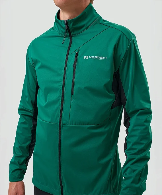 Тренировочная куртка Nordski PRO TOUR Alpine Green/Black NSM634107