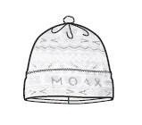 Шапка MOAX Tauri Stretch 23803M/00025P белый принт OS