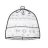 Шапка MOAX Tauri Stretch 23803M/00025P белый принт OS