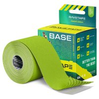 Кинезиотейп RaveTape BASE 5×5 Лайм (LIME GREEN) RVTB-LME-55